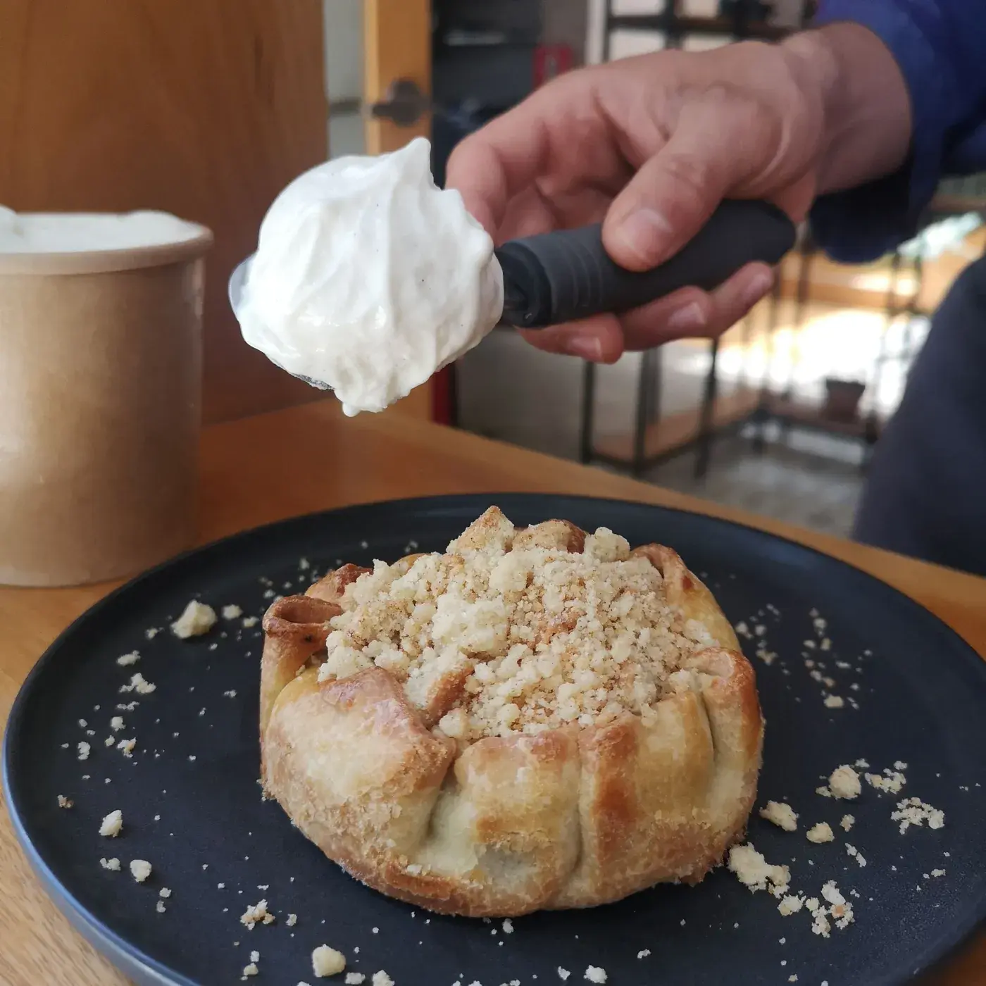 Crumble de manzana