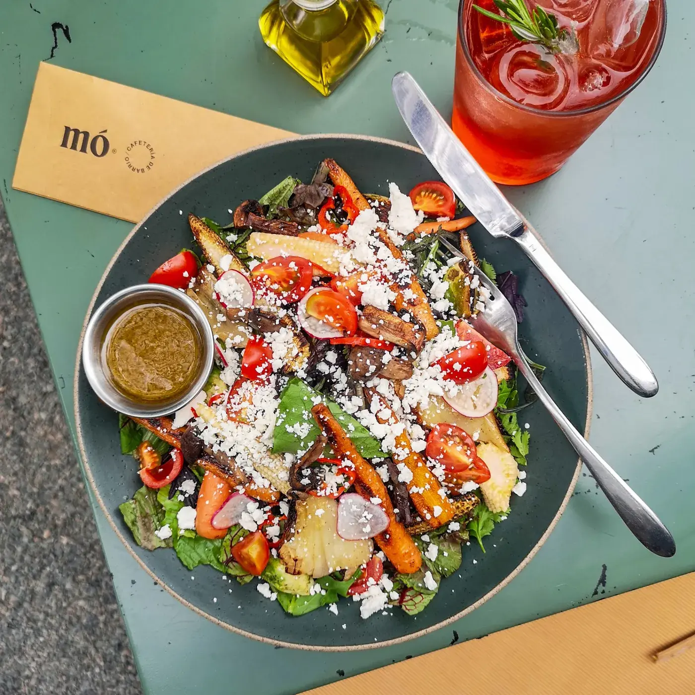 Ensalada a la parrilla