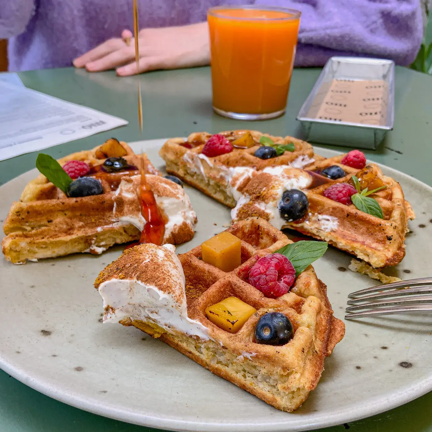 Waffle Zapallo